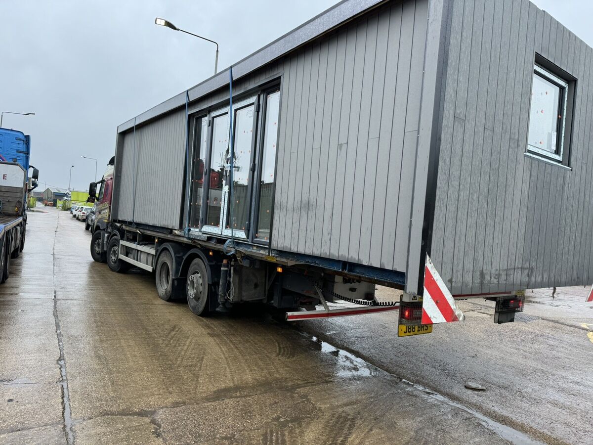 Large Porta Cabin Transport London
